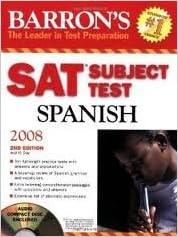 barrons sat subject test spanish 2008 2nd edition jose m. diaz b004sza8v4, 978-0764193460