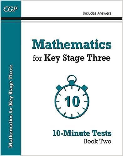 mathematics for key stage 3 10 minute tests book 2 1st edition coordination 1782944818, 978-1782944812