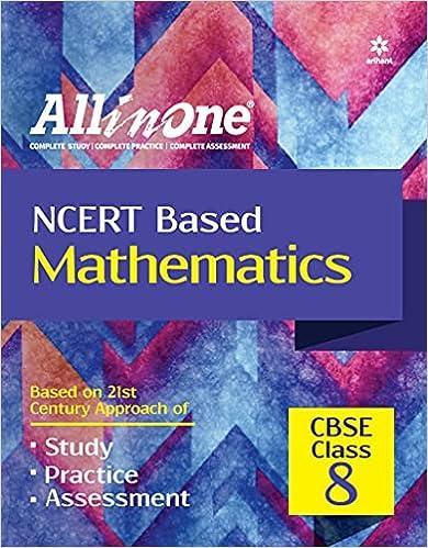 all in one ncert based mathematics cbse class 8 1st edition arihant 9325790246, 978-9325790247