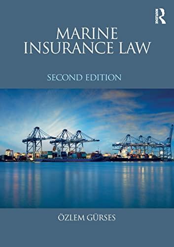 marine insurance law 2nd edition ozlem gurses 1138669237, 978-1138669239