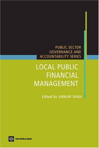 local public financial management 1st edition anwar shah 0821369377, 978-0821369371