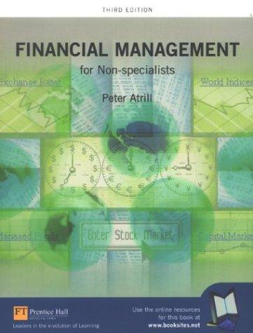 financial management for non specialists 3rd edition peter atrill 0273657496, 978-0273657491
