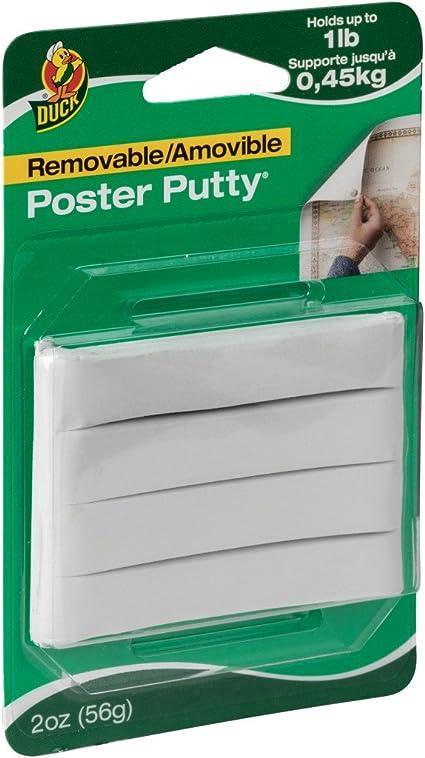 Duck Brand Reusable And Removable Poster Putty For Mounting