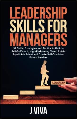 leadership skills for managers 31 skills strategies and tactics to build a self sufficient high performing