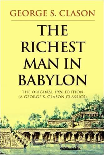 the richest man in babylon the original 1926 edition 1st edition george s. clason 8386374105, 978-8386374105