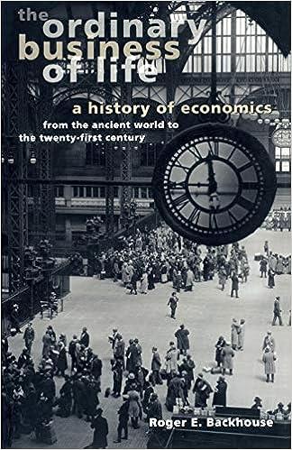 the ordinary business of life a history of economics from the ancient world to the twenty first century 1st