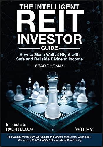 the intelligent reit investor guide how to sleep well at night with safe and reliable dividend income 1st