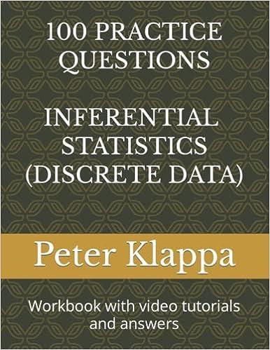 100 practice questions inferential statistics discrete data 1st edition dr peter klappa b0bbcch259,