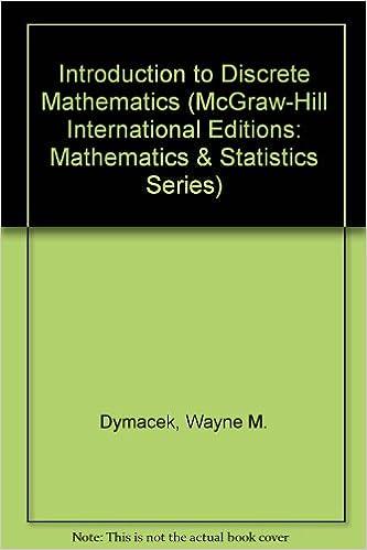 introduction to discrete mathematics mcgraw hill international editions mathematics and statistics series 1st