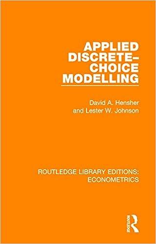 applied discrete-choice modelling 1st edition david a. hensher 0815350473, 978-0815350477