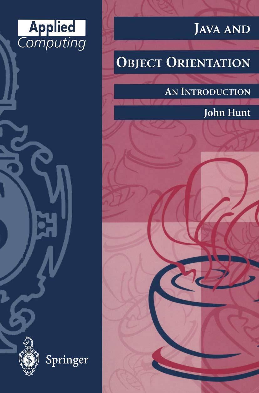 java and object orientation an introduction 1st edition john hunt 3540762019, 978-3540762010