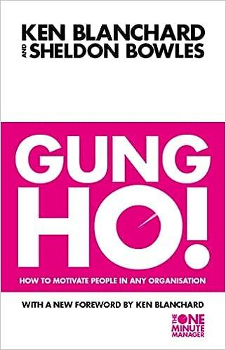 Gung Ho How To Motivate People In Any Organization