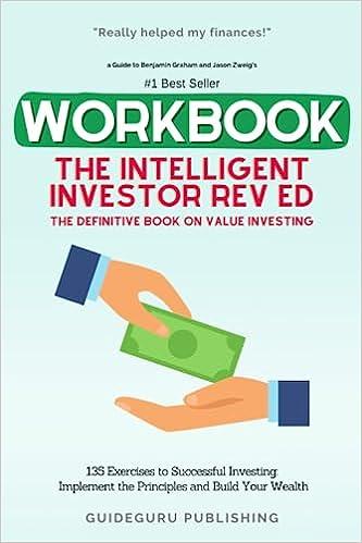 workbook for the intelligent investor rev ed the definitive book on value investing 1st edition guideguru