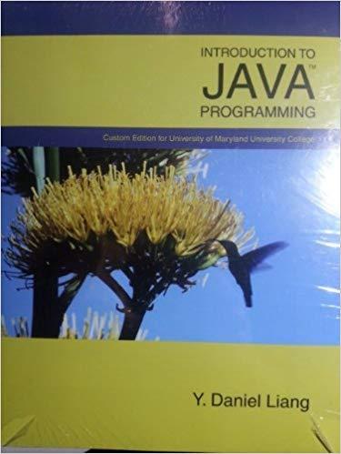 introduction to java programming custom edition for the university of maryland university college 1st edition