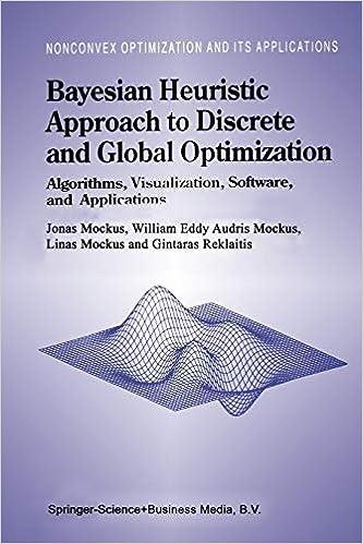bayesian heuristic approach to discrete and global optimization algorithms visualization software and