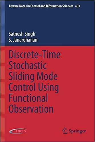discrete time stochastic sliding mode control using functional observation 1st edition satnesh singh, s.