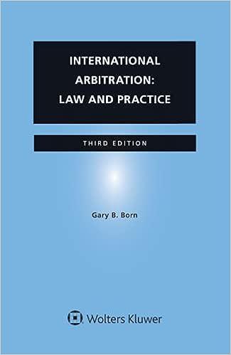 International Arbitration Law And Practice