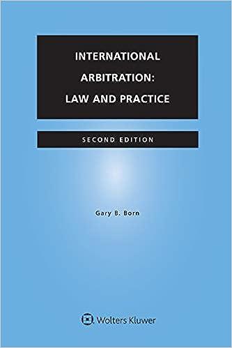 international arbitration law and practice 2nd edition gary b. born 9041166378, 978-9041166371