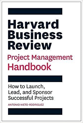 harvard business review project management handbook how to launch lead and sponsor successful projects 1st