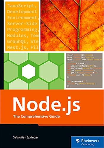 node js the comprehensive guide to server side javascript programming 1st edition sebastian springer