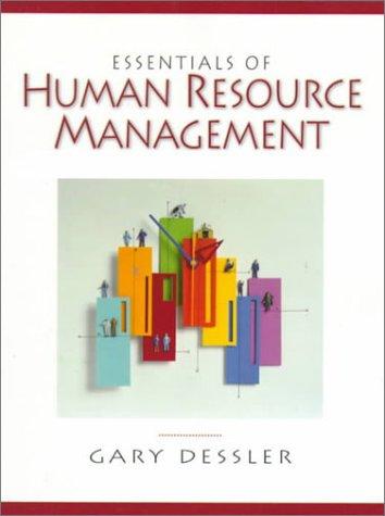 essentials of human resource management 1st edition gary dessler 0313304386, 978-0313304385