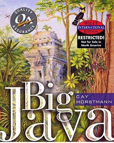 big java 1st edition international edition cay s. horstmann 0471453056, 978-0471453055
