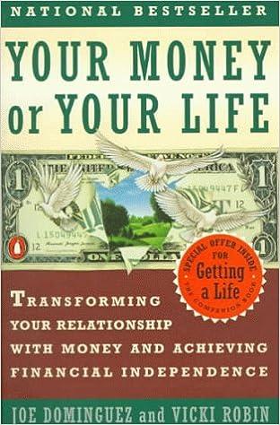 your money or your life transforming your relationship with money and achieving financial indeoedence 1st