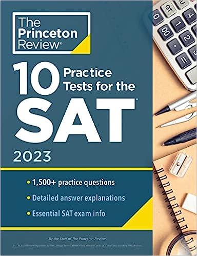 10 practice tests for the sat 2023 2023 edition the princeton review 0593450566, 978-0593450567