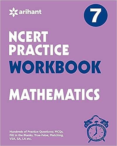 ncert practice work book mathematics class 7th 1st edition experts arihant 9311121827, 978-9311121826
