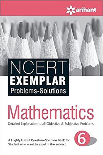 ncert examplar mathematics 6th 1st edition jai prakash chauhan 9352511522, 978-9352511525
