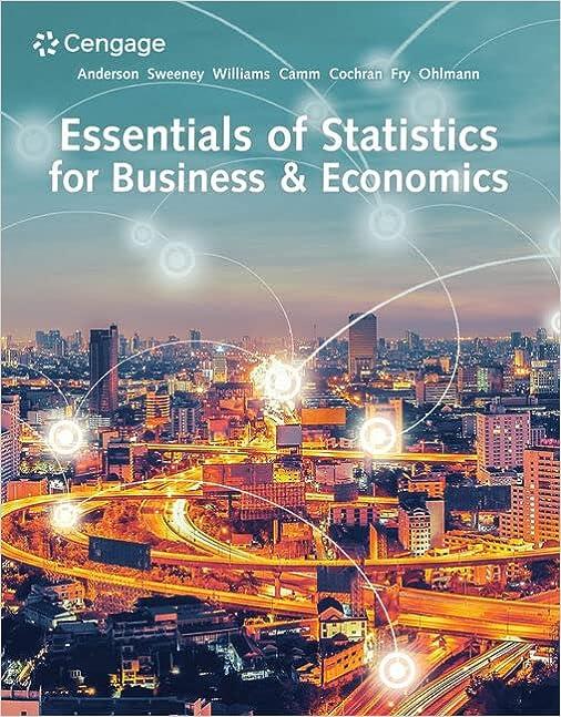 essentials of statistics for business and economics 9th edition david r. anderson, dennis j. sweeney, thomas