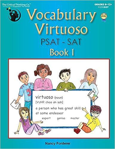 vocabulary virtuoso psat sat book 1 1st edition nancy forderer 1601449364, 978-1601449368