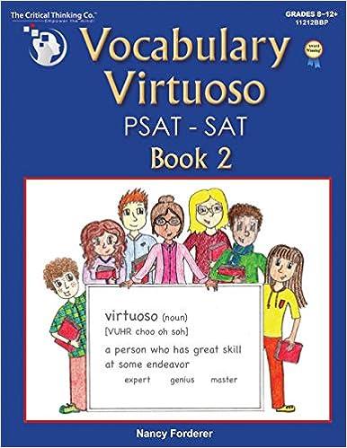 vocabulary virtuoso psat sat book 2 2nd edition nancy forderer 160144947x, 978-1601449474