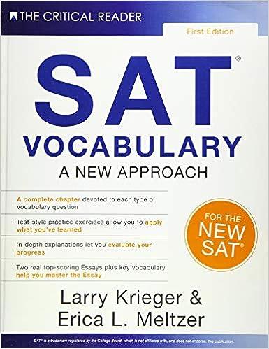 sat vocabulary a new approach 1st edition erica l. meltzer, larry krieger 0997517840, 978-0997517842