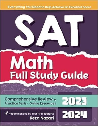 sat math full study guide comprehensive review practice tests online resources 2023-2024 2024 edition reza