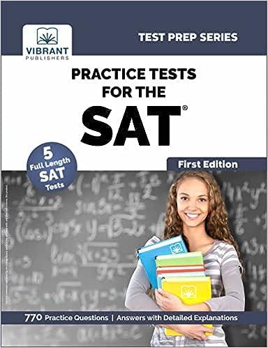 practice tests for the sat 1st edition vibrant publishers 1949395928, 978-1949395921