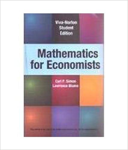 viva books mathematics for economics 1st edition lawrence blume simon, carl p. 8183271286, 978-8130916002