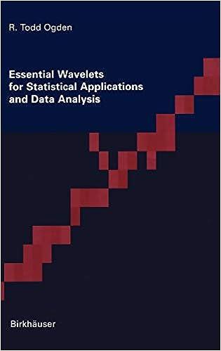 essential wavelets for statistical applications and data analysis 1st edition todd ogden 146120710x,
