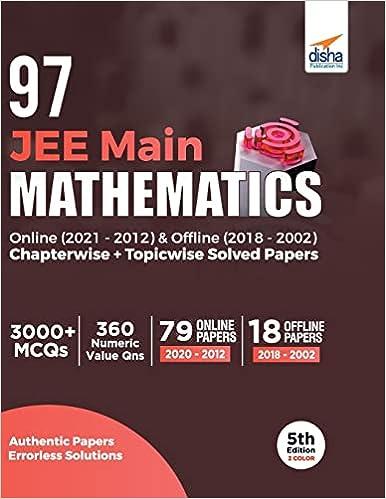 97 jee main mathematics 1st edition disha experts 9391025781, 978-9391025786