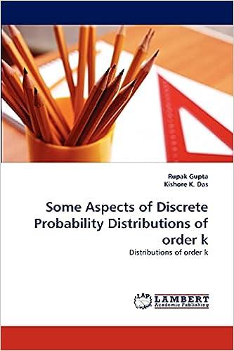 some aspects of discrete probability distributions of order k 1st edition rupak gupta, kishore k. das