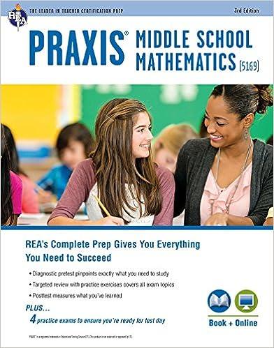 praxis middle school mathematics 3rd edition stephen reiss, sandra rush m.a. 0738611840, 978-0738611846