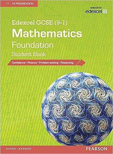 edexcel gcse 9 1 mathematics foundation 1st edition pearson 1447980190, 978-1447980193