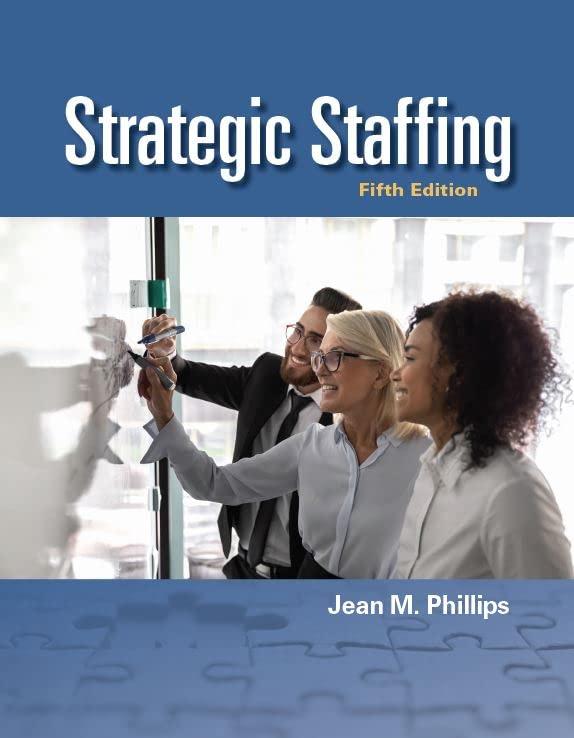 strategic staffing 5th edition jean m. phillips 1948426390, 978-1948426398