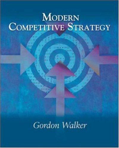 modern competitive strategy 1st edition gordon walker 0072345632, 978-0072345636