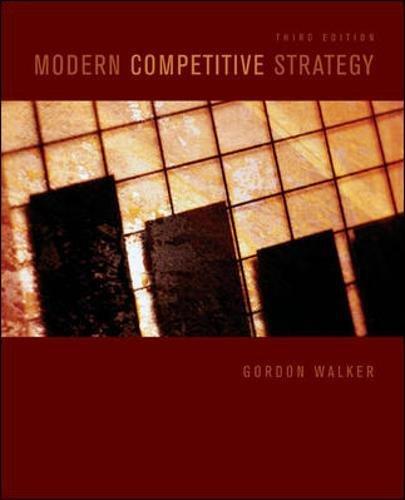 modern competitive strategy 3rd edition gordon walker 0073381381, 978-0073381381