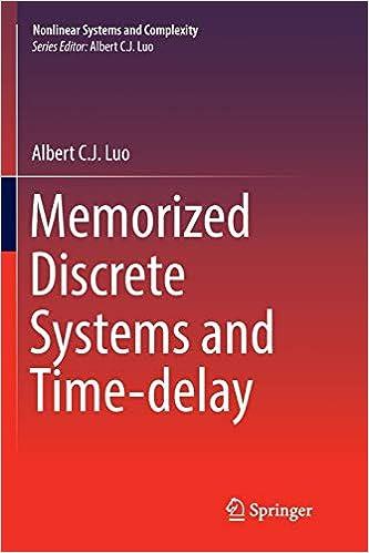 memorized discrete systems and time-delay 1st edition albert c. j. luo 3319826611, 978-3319826615