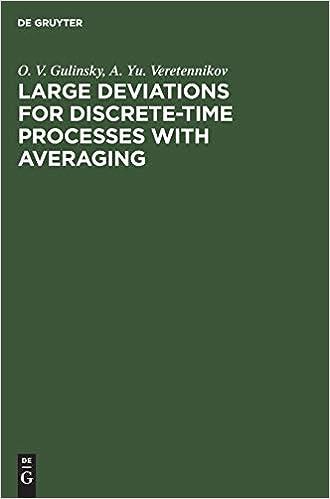 large deviations for discrete time processes with averaging 1st edition o. v. gulinsky, a. yu. veretennikov