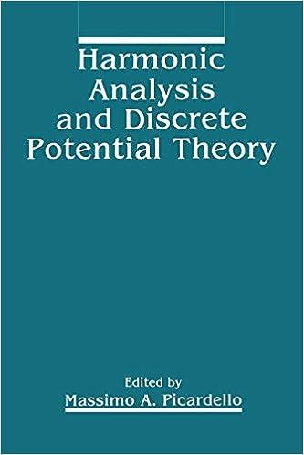 harmonic analysis and discrete potential theory 1st edition m.a. picardello 148992325x, 978-1489923257
