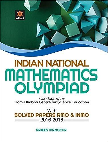 indian national mathematics olympiad 1st edition manocha 9312148974, 978-9312148976