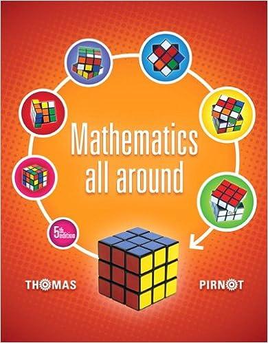 mathematics all around 5th edition tom pirnot 0321836995, 978-0321836991